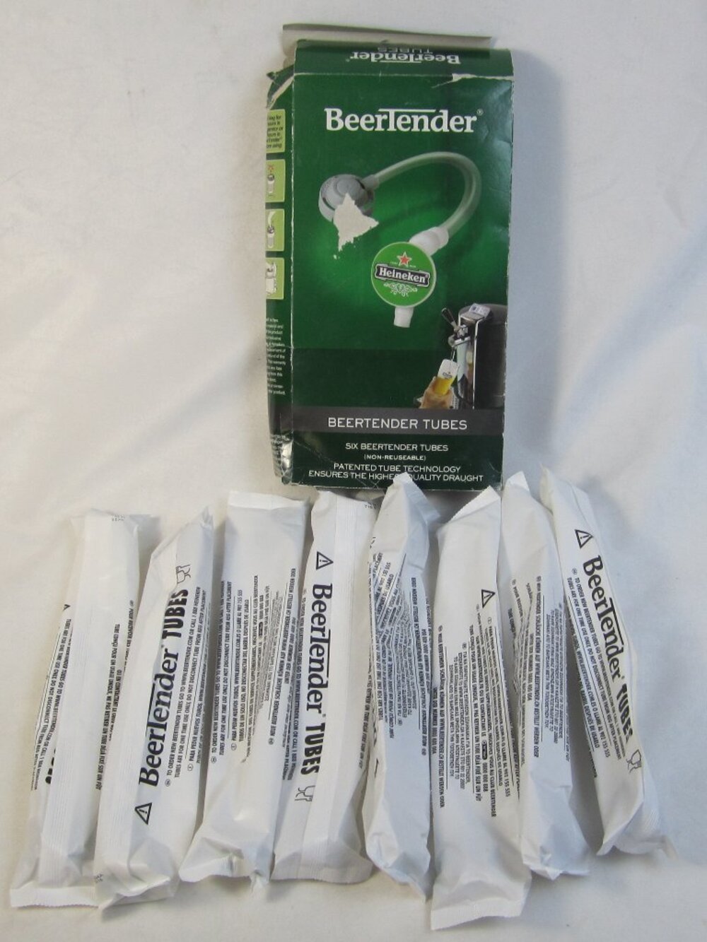 Heineken Beertender Tubes - Lot of 8 Sealed Tubes Krups
